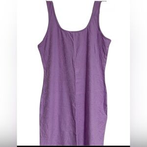 VICTORIA'S SECRET XL STRETCH TANK NIGHTGOWN, LOGO EMBOSSED SLEEP DRESS